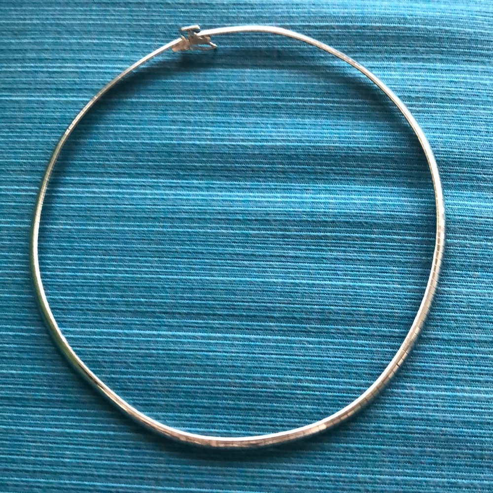 Silver plated necklace